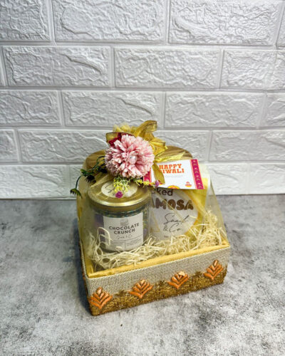 Festive Embroidery Basket